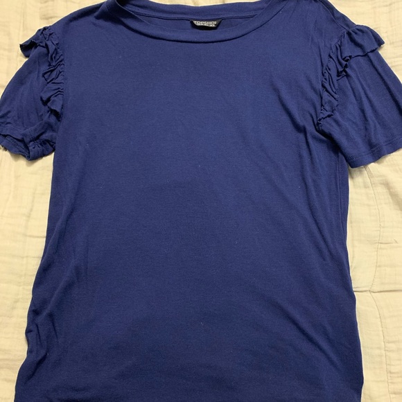 Topshop navy shirt - Picture 1 of 3